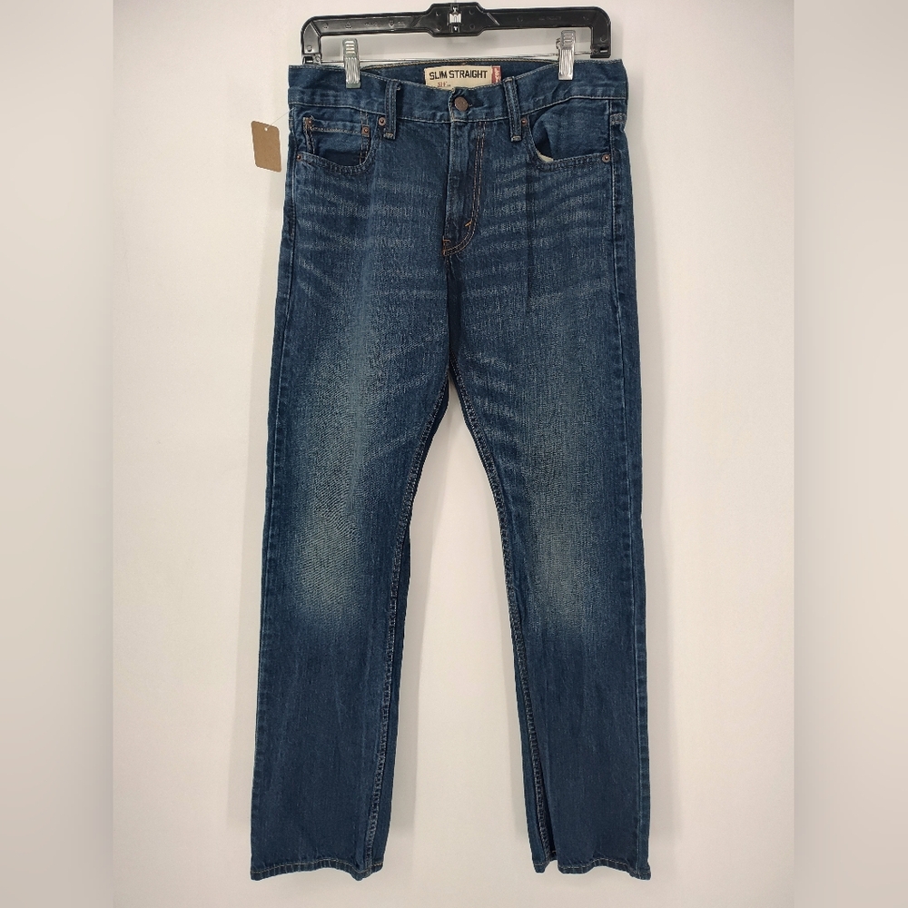 Levi's 514 Men's Slim Straight Blue Jeans Size 30x32